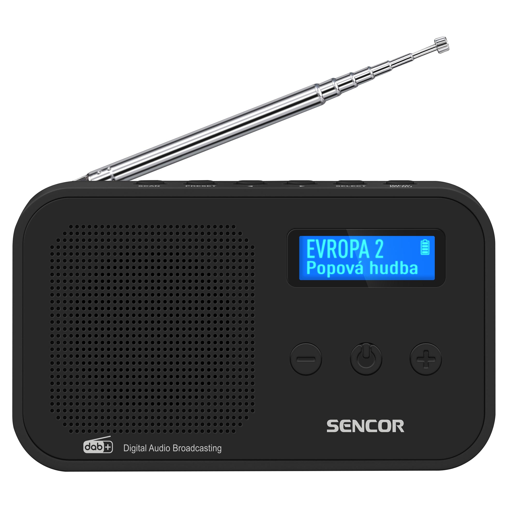 Digitální Rádio DAB+ | SRD 7200 B | Sencor.cz